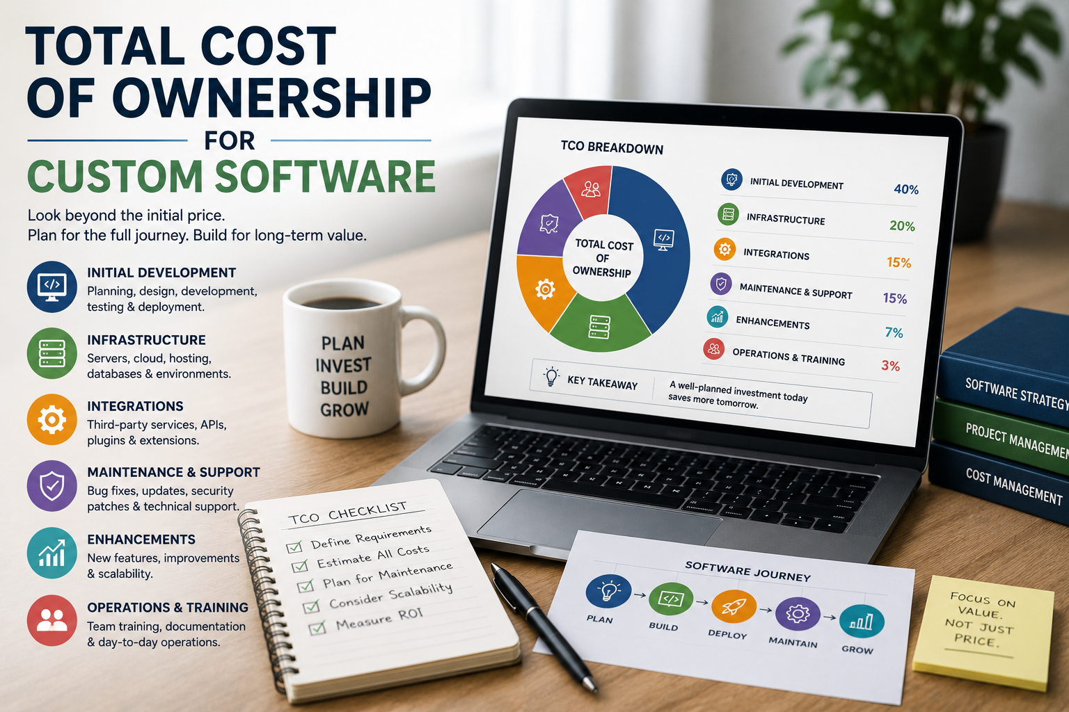 Total Cost of Ownership for Custom Software