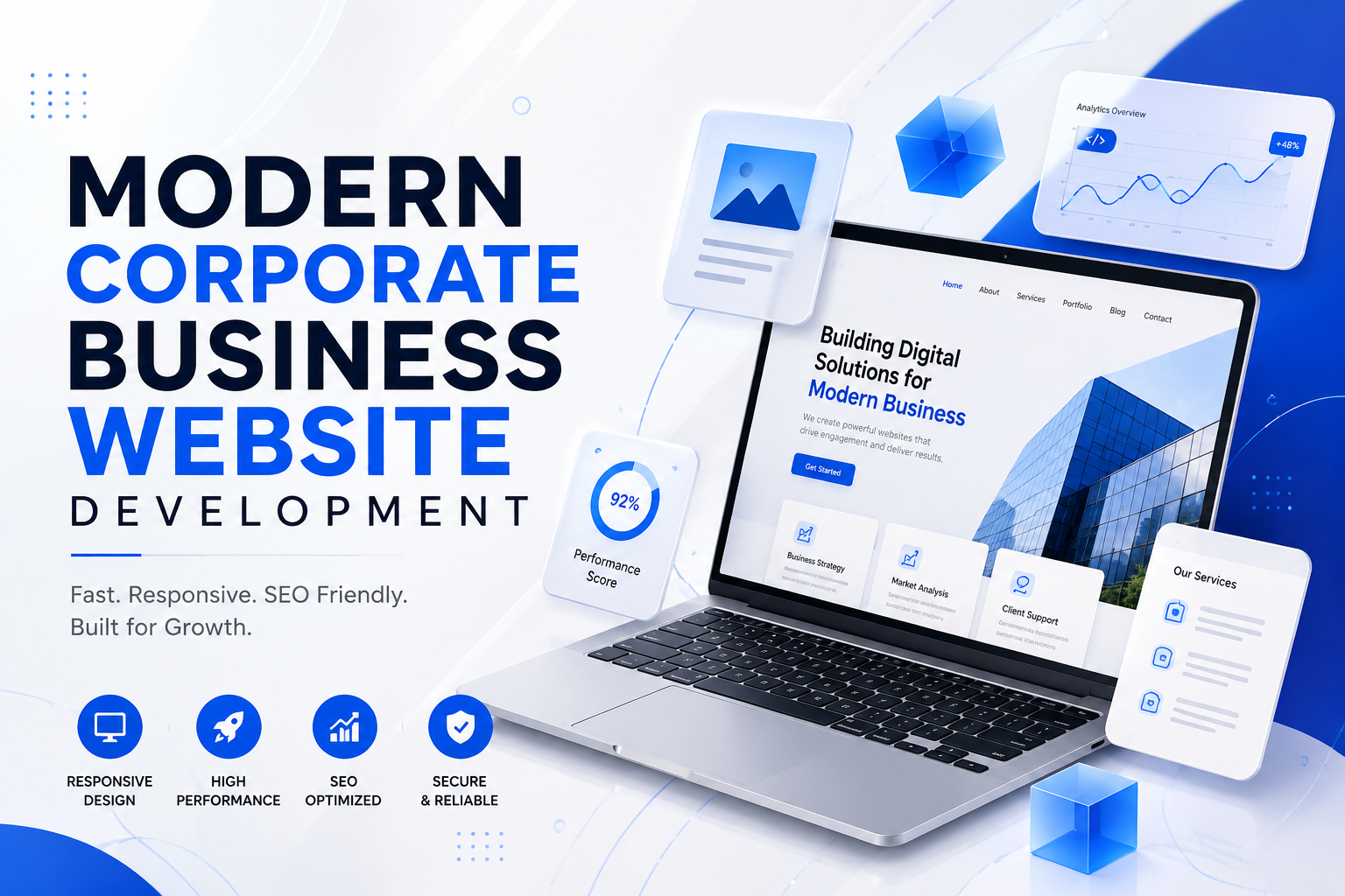 Modern Corporate Business Website Development