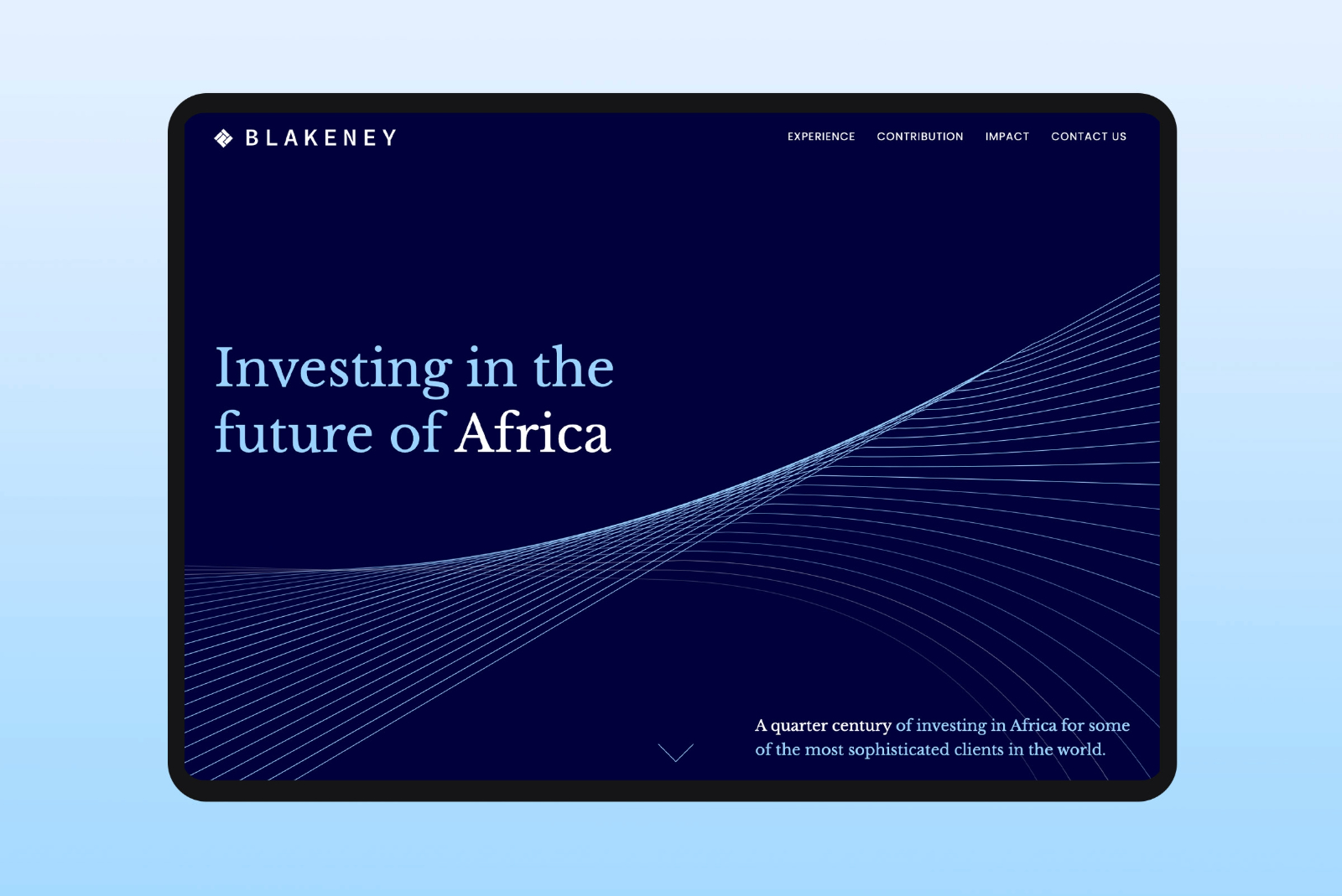Web design for Blakeney