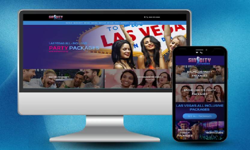 Sin City Parties Website
