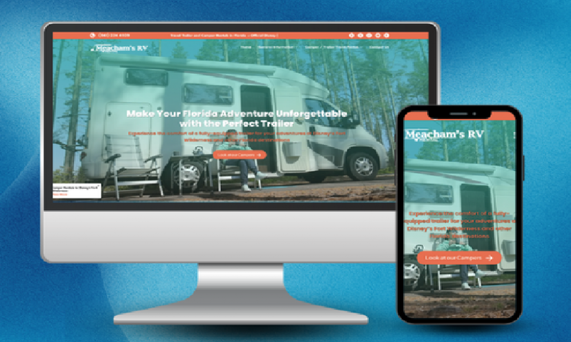 Meacham's RV Rental Website