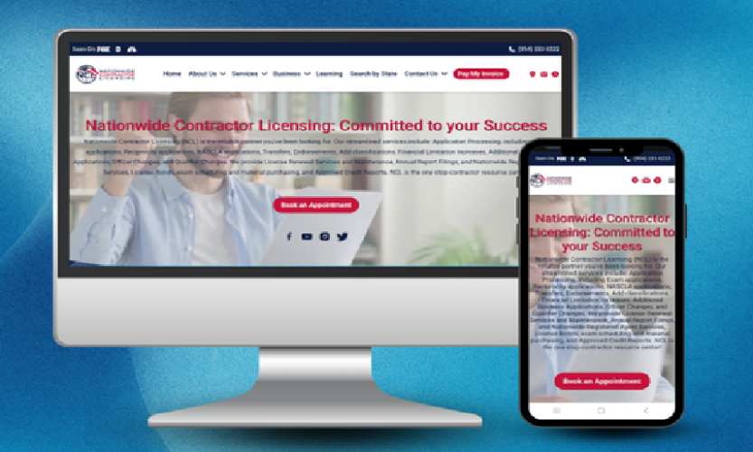 Nationwide Contractor Licensing Website