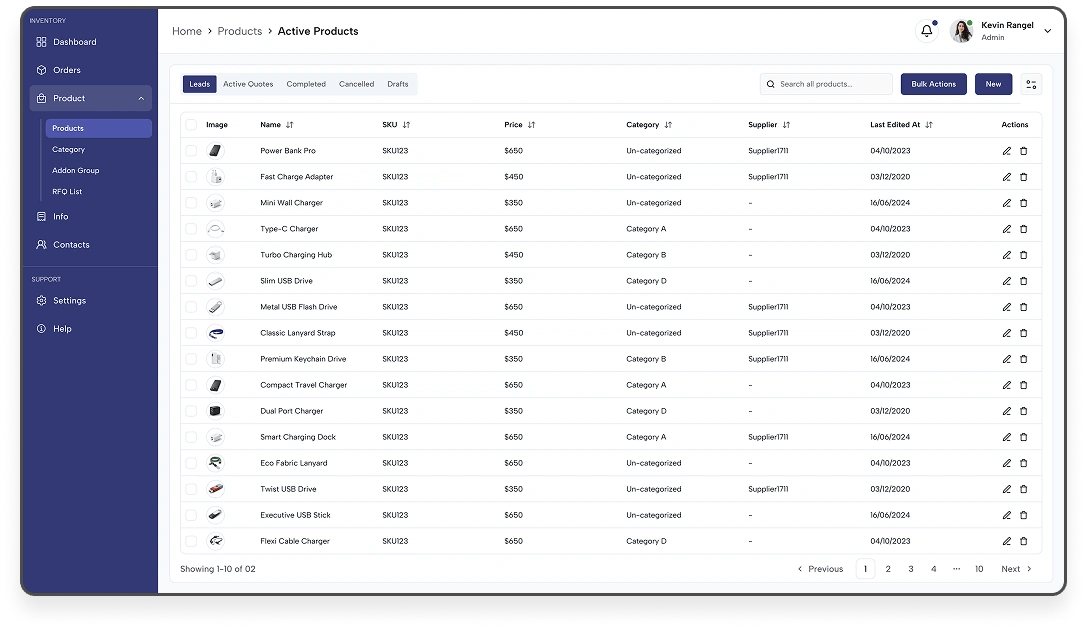 Custom Order Management System
